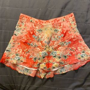 Wildfox short flowy skort